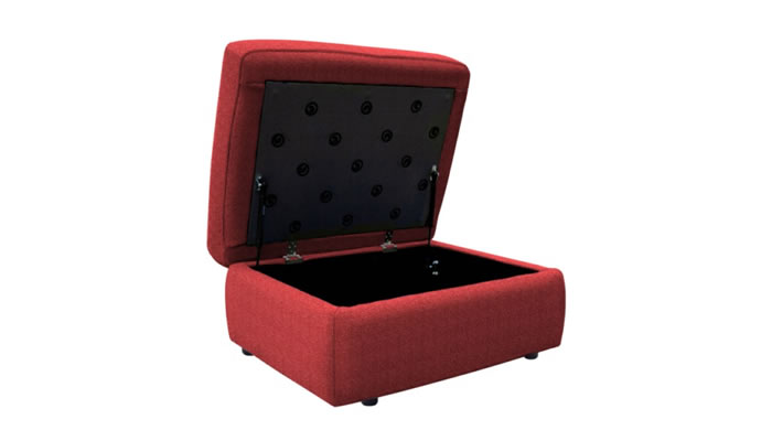 G Plan Hardy Storage Footstool Destiny Ruby
